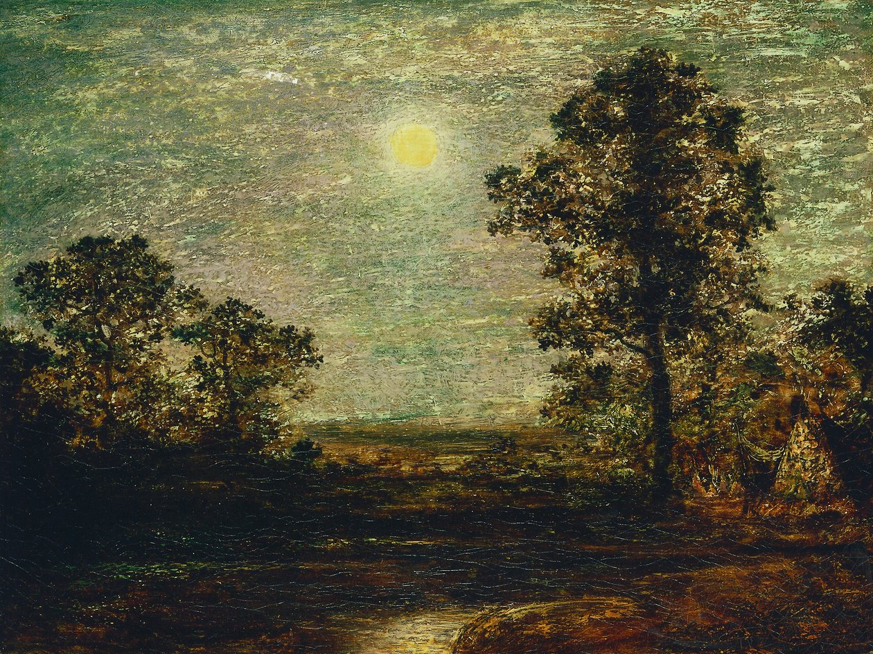Uden titel (landskab i måneskin) af Ralph Albert Blakelock