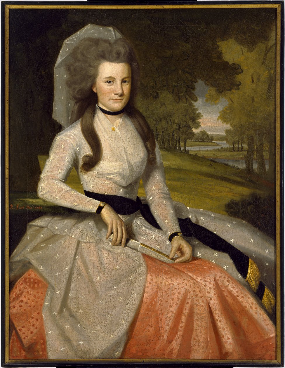 Portræt af Clarissa Seymour, 1789 af Ralph Earl