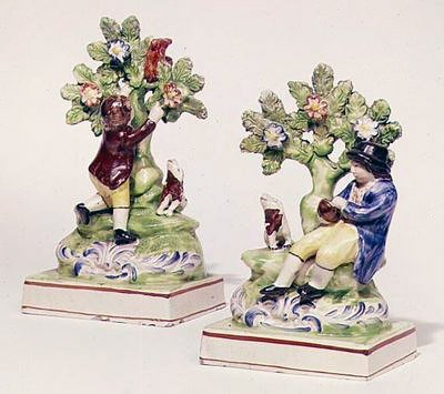 Staffordshire par fuglereder, ca.1810 (keramik) af Ralph Junior Wood
