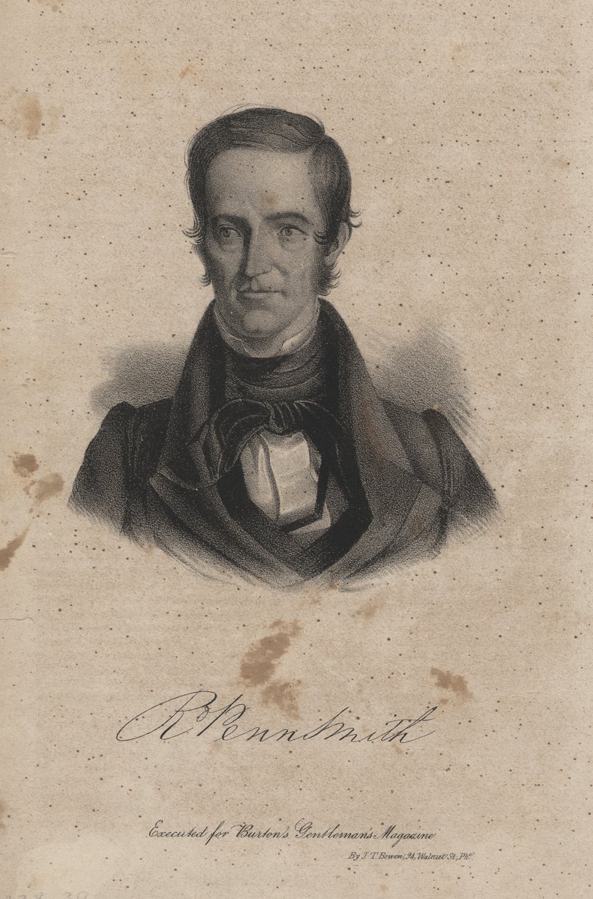 R. Penn Smith, litografi af J.T. Bowen for "Burton