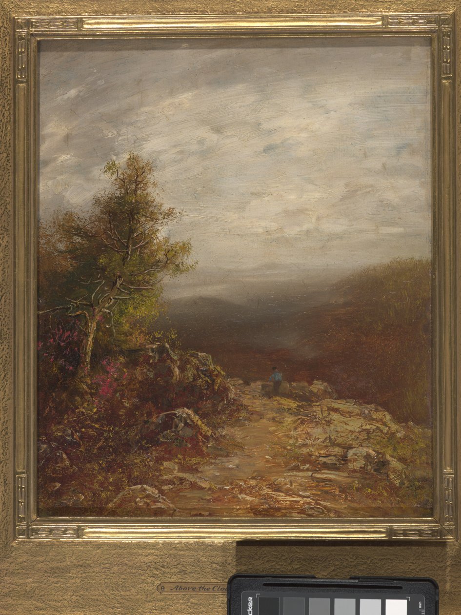 Above The Clouds (olie på lærred) af Ralph Albert Blakelock