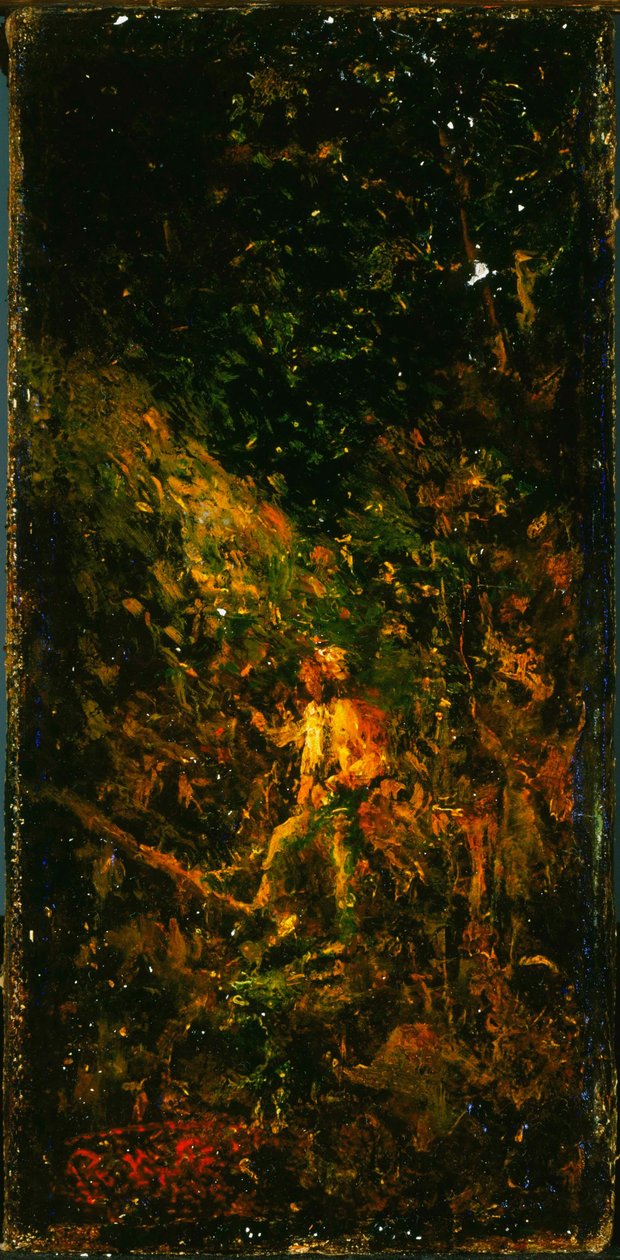 Figur i et landskab af Ralph Albert Blakelock
