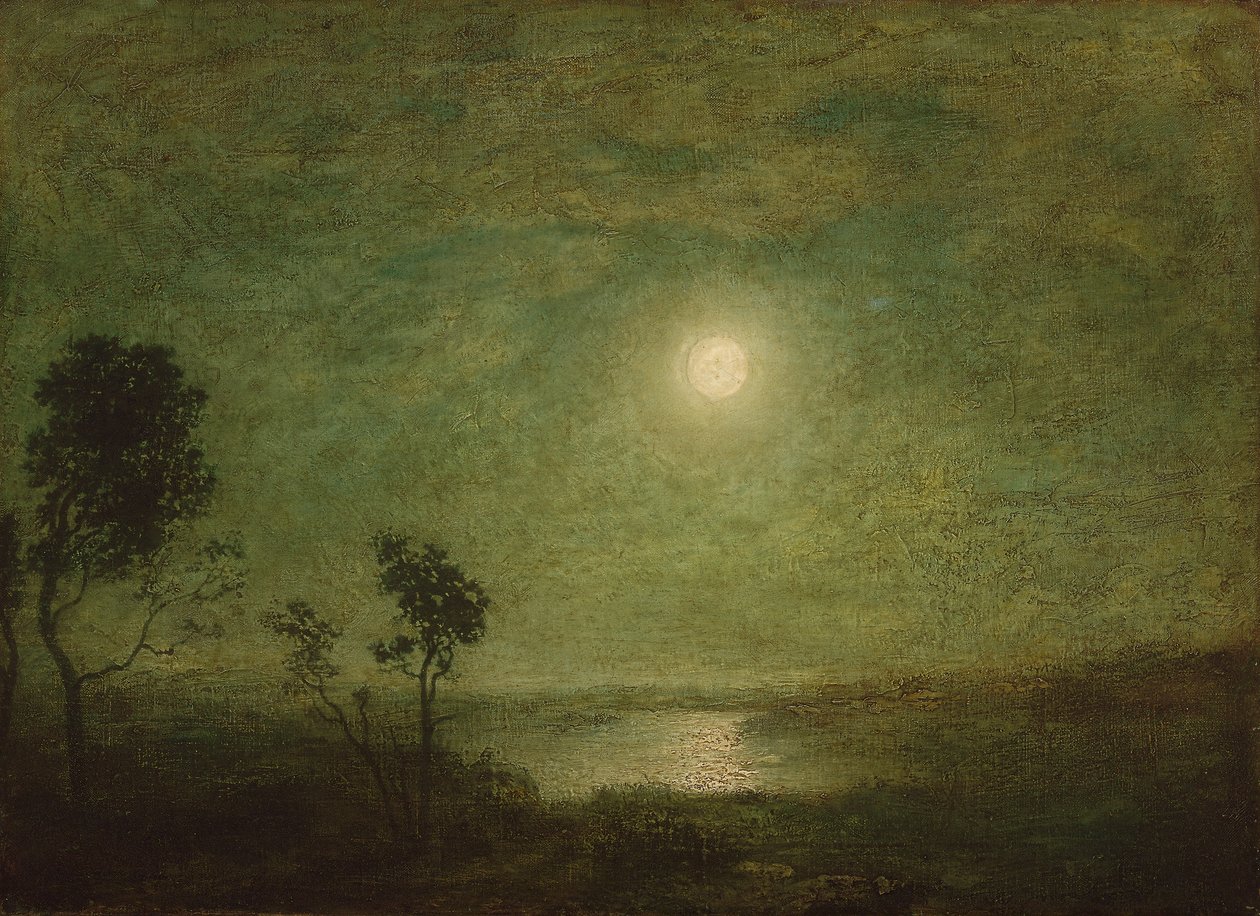Moonlight, ca. 1886-95 af Ralph Albert Blakelock