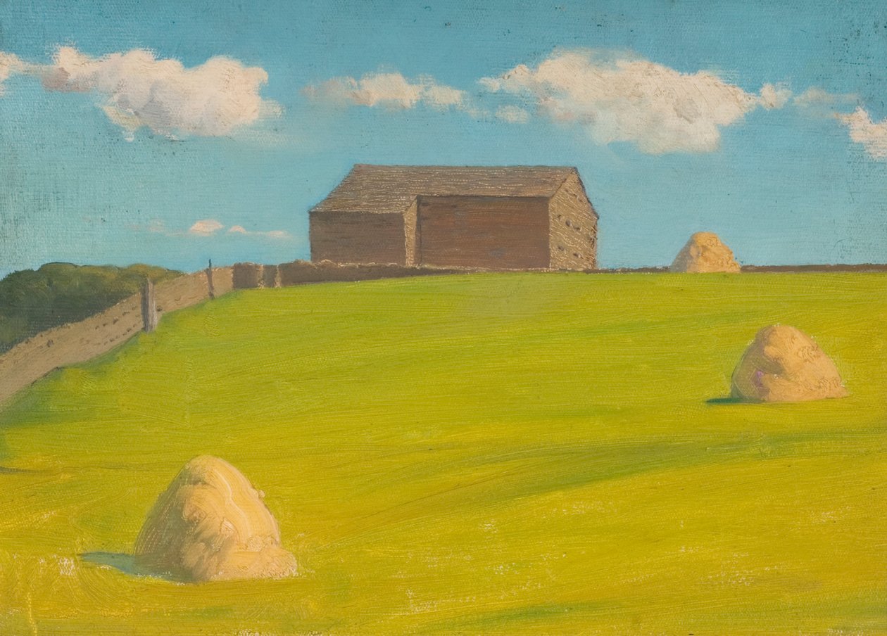 Gård (olie om bord) af Ralph Bullock