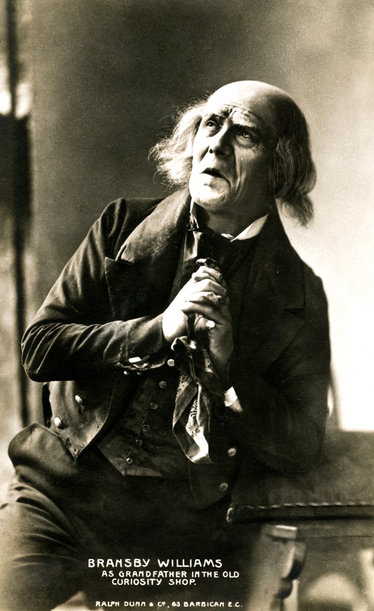 Bransby Williams 1870-1961, britisk skuespiller, begyndelsen af det 20. århundrede. af Ralph Dunn and Co.