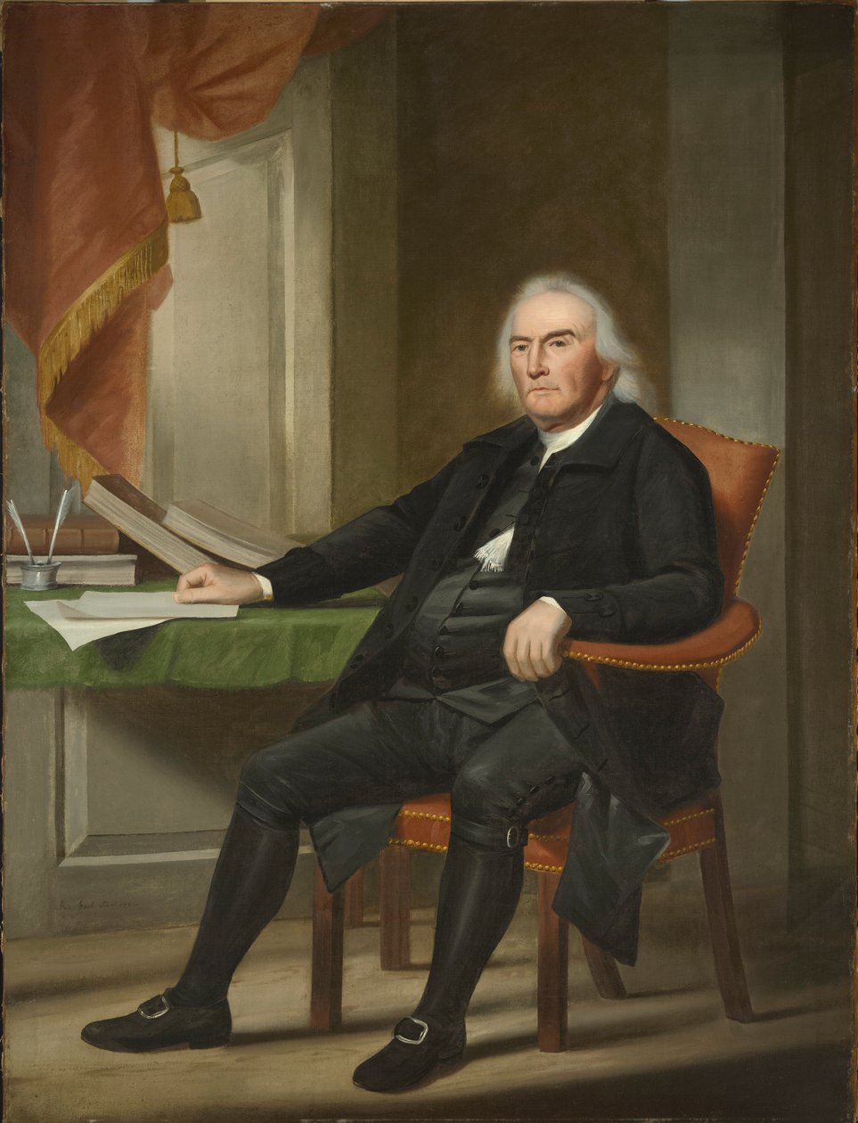 Abraham Davenport (1715/16-1789), B.A. 1732, M.A. 1735 af Ralph Earl