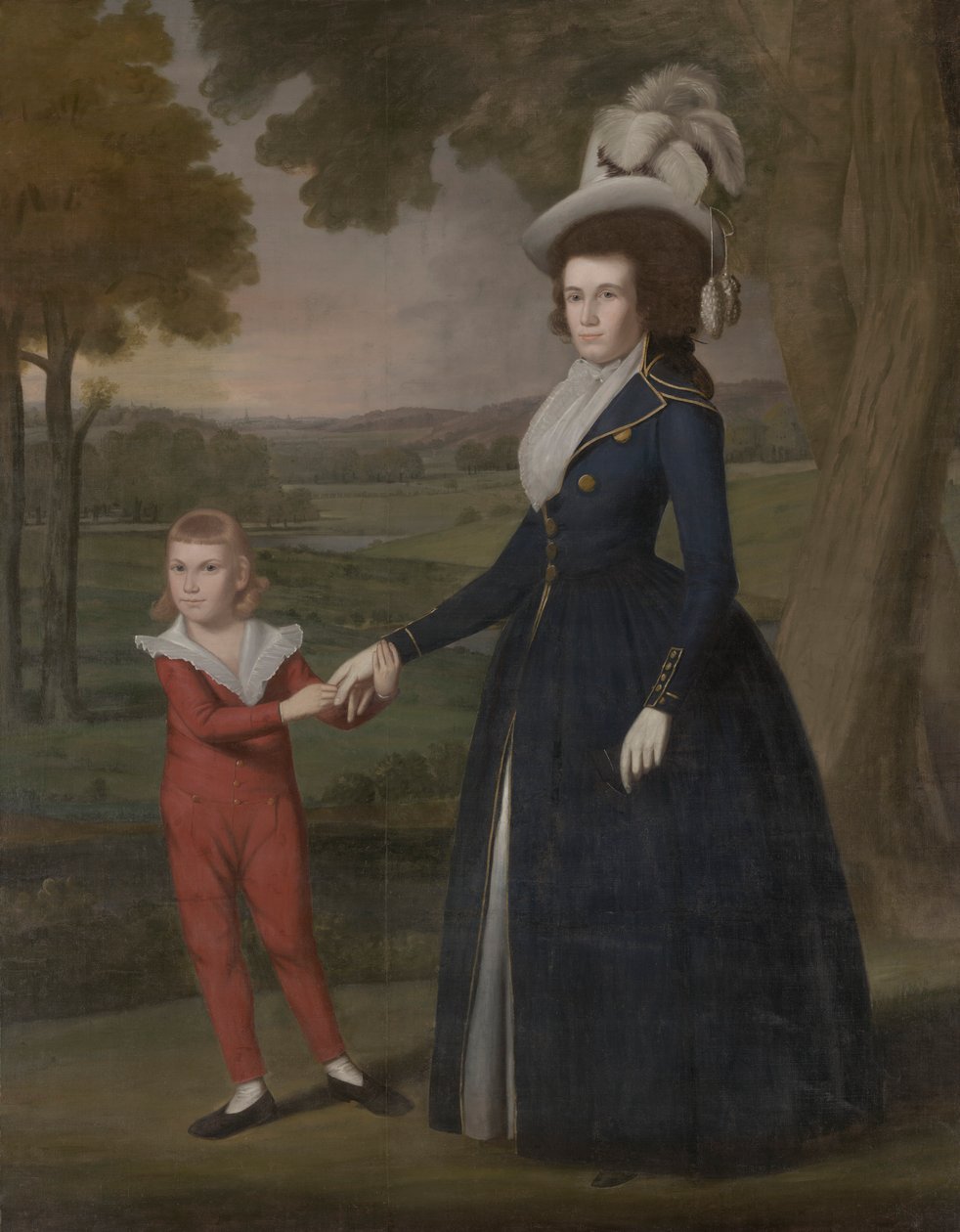 Laura Wolcott Moseley og Charles Moseley (1761 af Ralph Earl