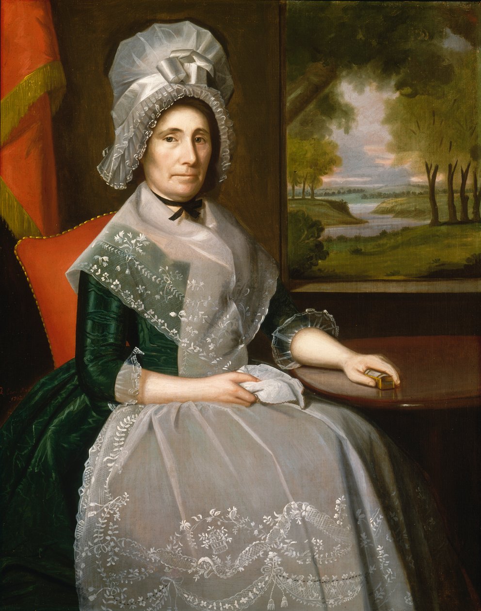 Mrs. Richard Alsop, 1792. af Ralph Earl