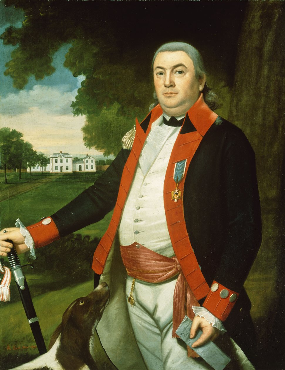 Portræt af kaptajn John Pratt, Middleton, Connecticut, 1792 af Ralph Earl