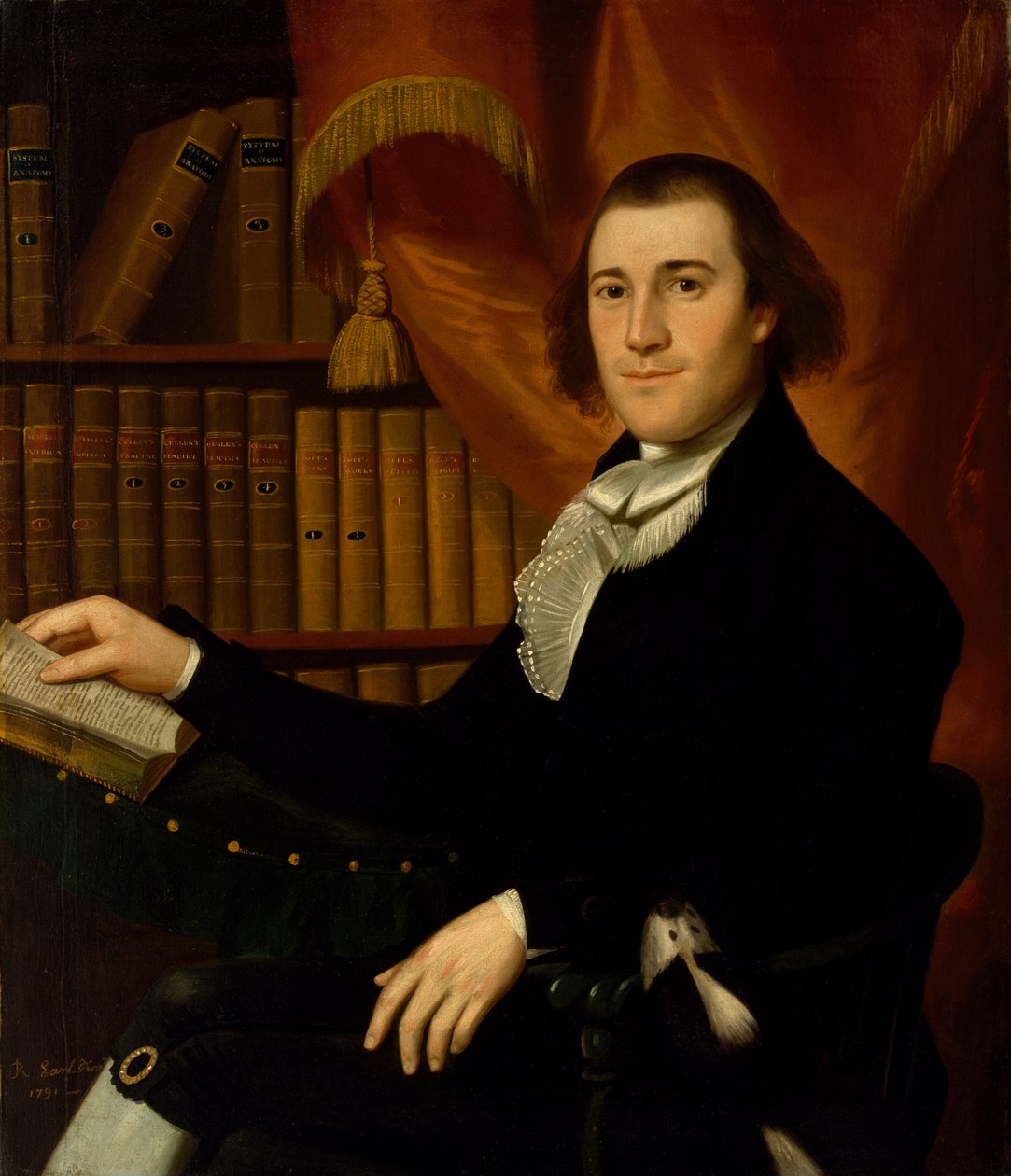 Portræt af Dr. Mason Fitch Cogswell, 1791 af Ralph Earl