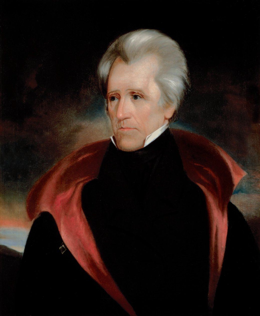 Portræt af Andrew Jackson, ca. 1837 (olie på lærred) af Ralph Eleaser Whiteside Earl