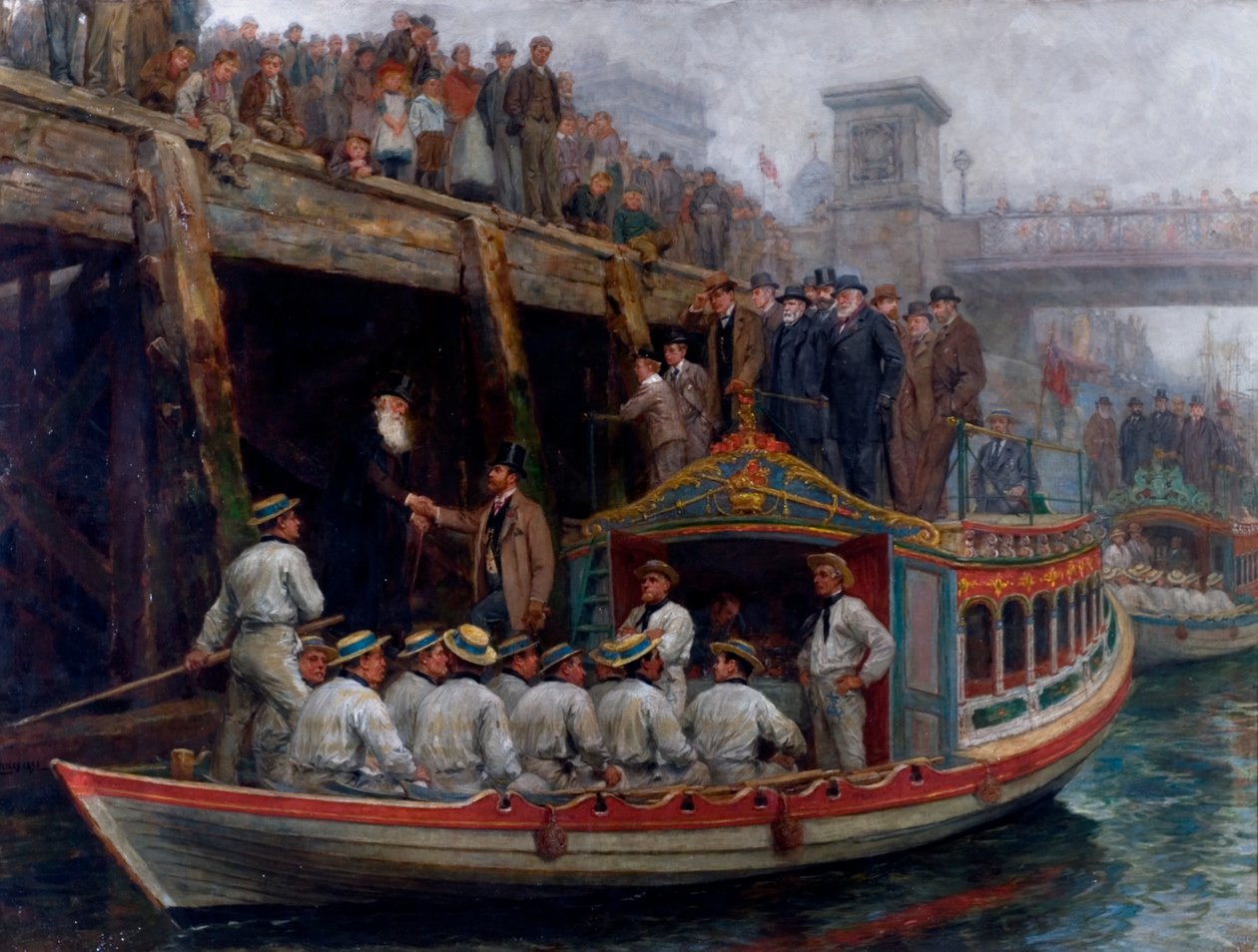 Skibsdag, 1891 af Ralph Hedley
