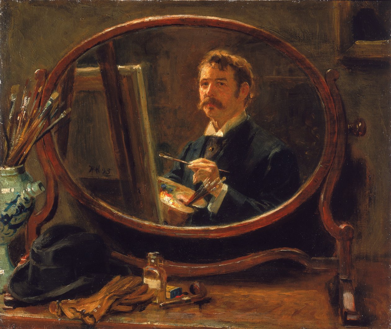 Selvportræt, 1895 af Ralph Hedley