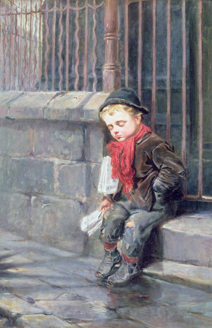 Nyhedsdrengen af Ralph Hedley