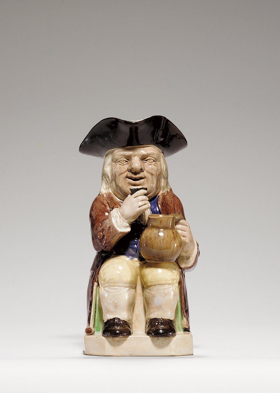Staffordshire creamware Toby-kande, ca. 1785 af Ralph Junior Wood