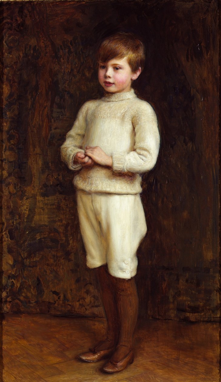 Portræt af Edward Spencer Cavendish (olie på lærred) af Ralph Peacock