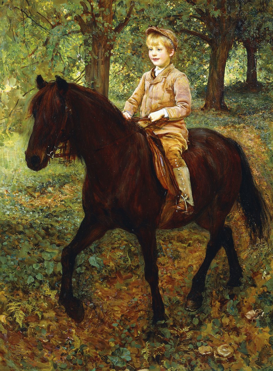 The Morning Ride (olie på lærred) af Ralph Peacock