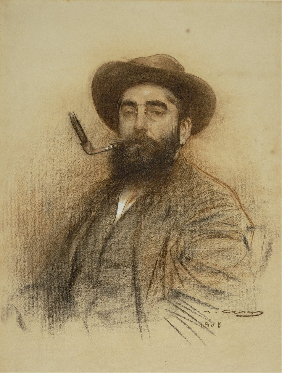 Selvportræt af Ramón Casas