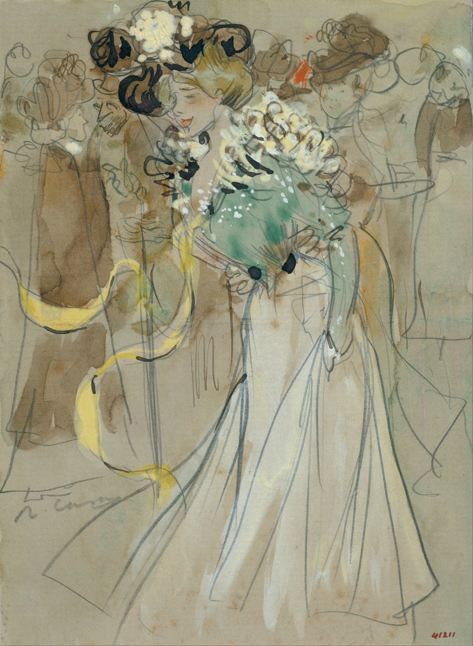 Festligheder i Toulon af Ramon Casas i Carbo