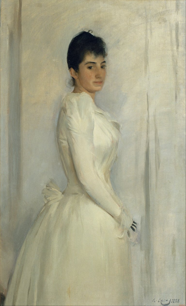Portræt af Montserrat Carbó af Ramon Casas i Carbo