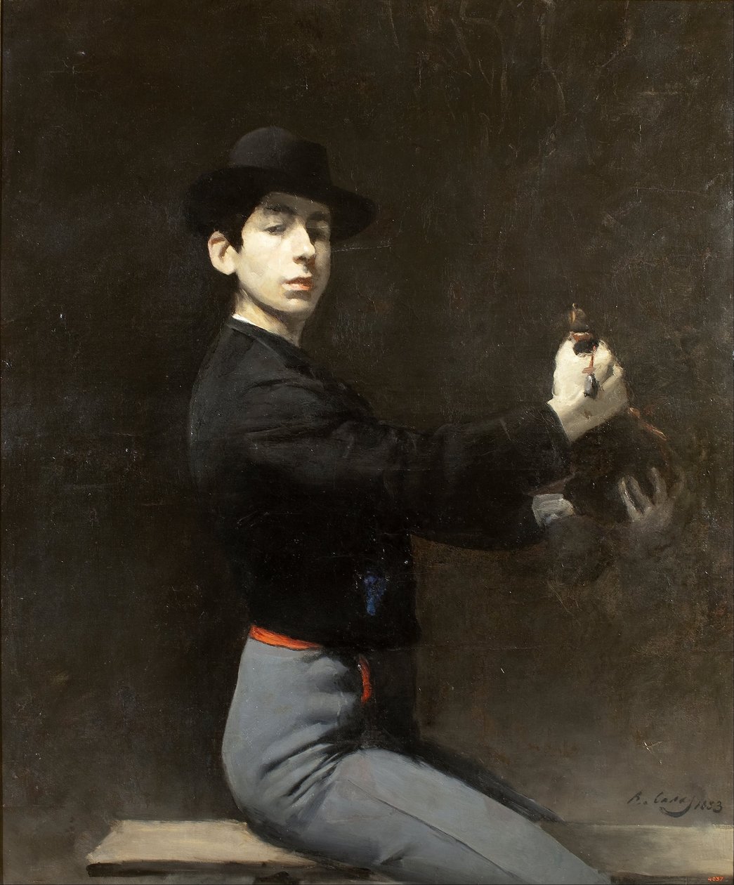 Selvportræt af Ramon Casas i Carbo
