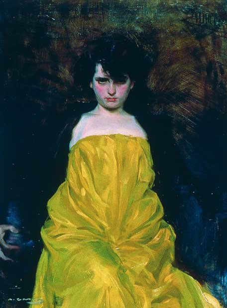 La Alternativ Portræt af Julia Espanol Waters: La Alternate af Ramon Casas i Carbo