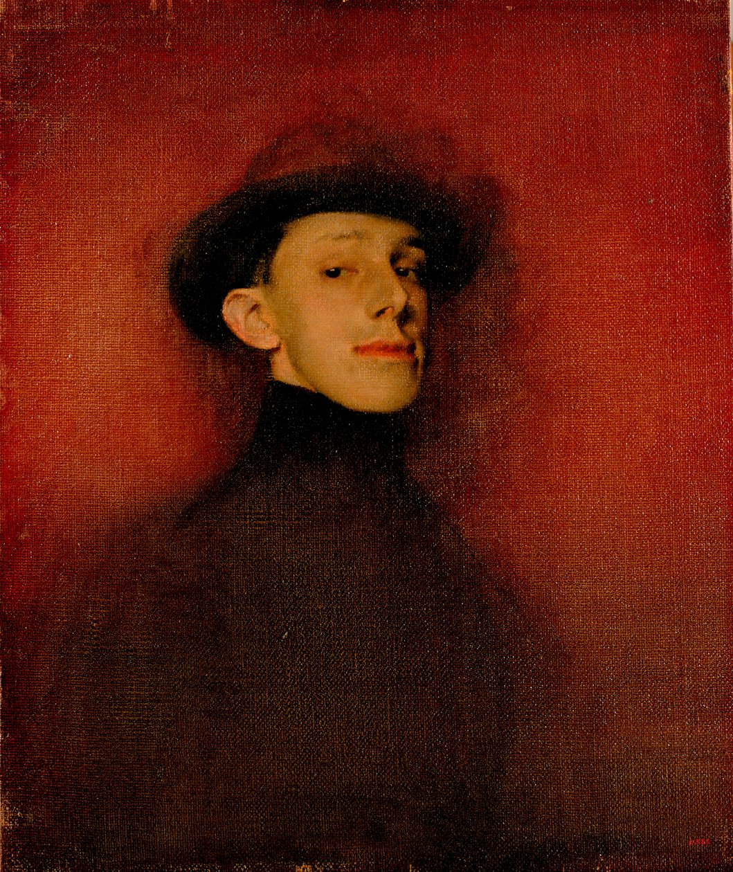 Portræt af kong Alfonso XIII af Spanien (studie) af Ramón Casas