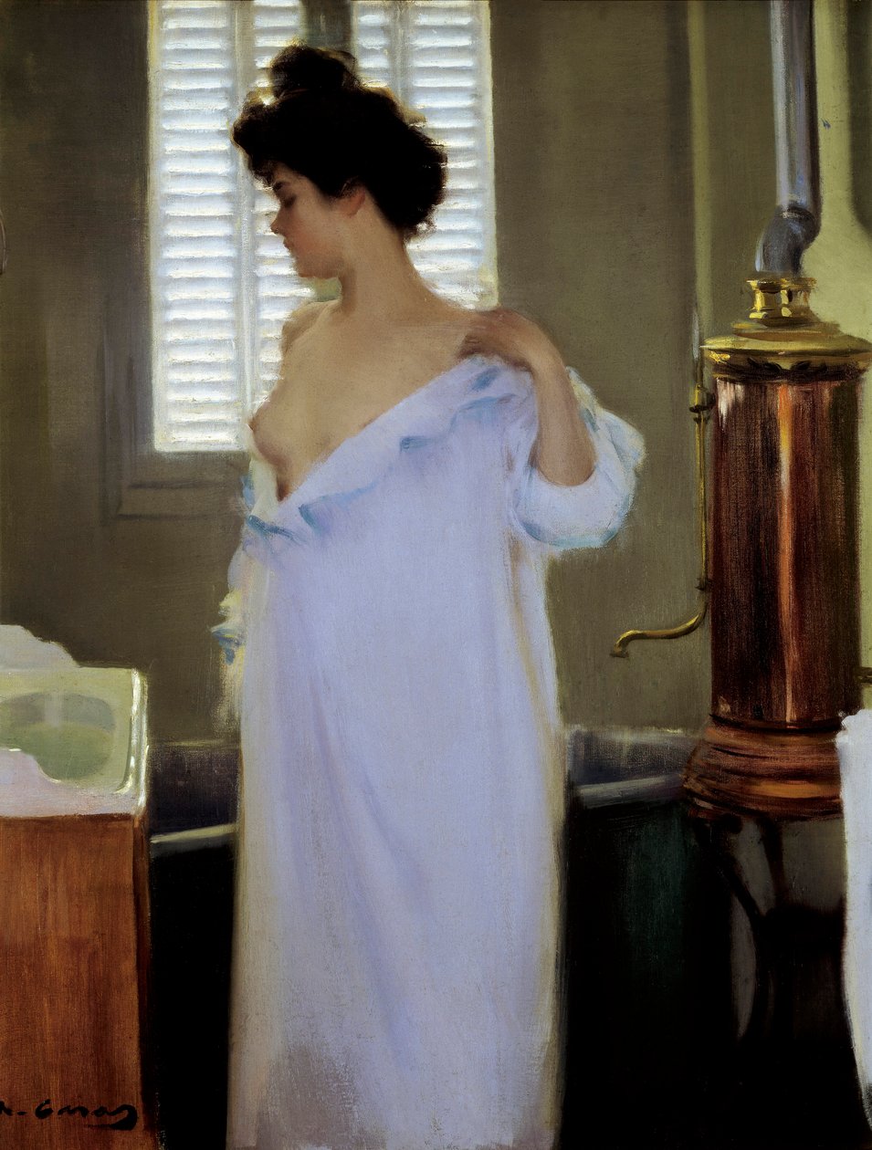 Før badet af Ramon Casas i Carbo