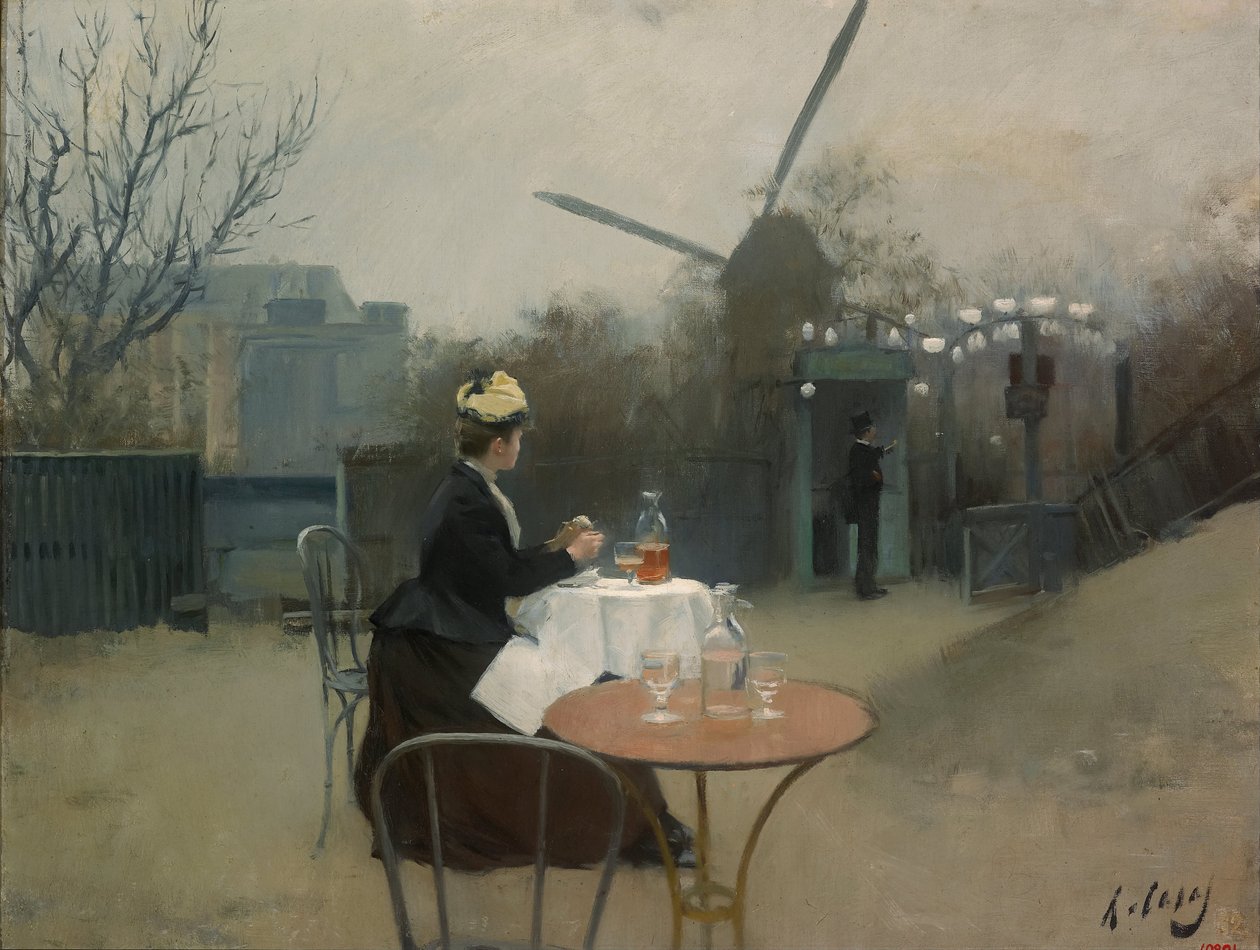 Udendørs af Ramon Casas i Carbo