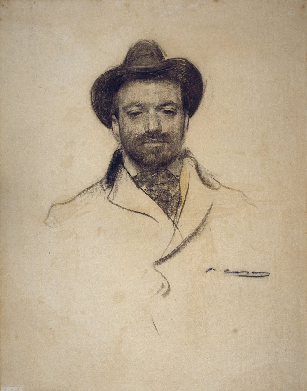 Portræt af Josep Maria Sert 1874-1945 af Ramon Casas i Carbo