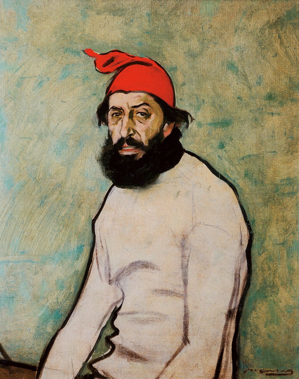 Portræt af Pere Romeu af Ramon Casas i Carbo