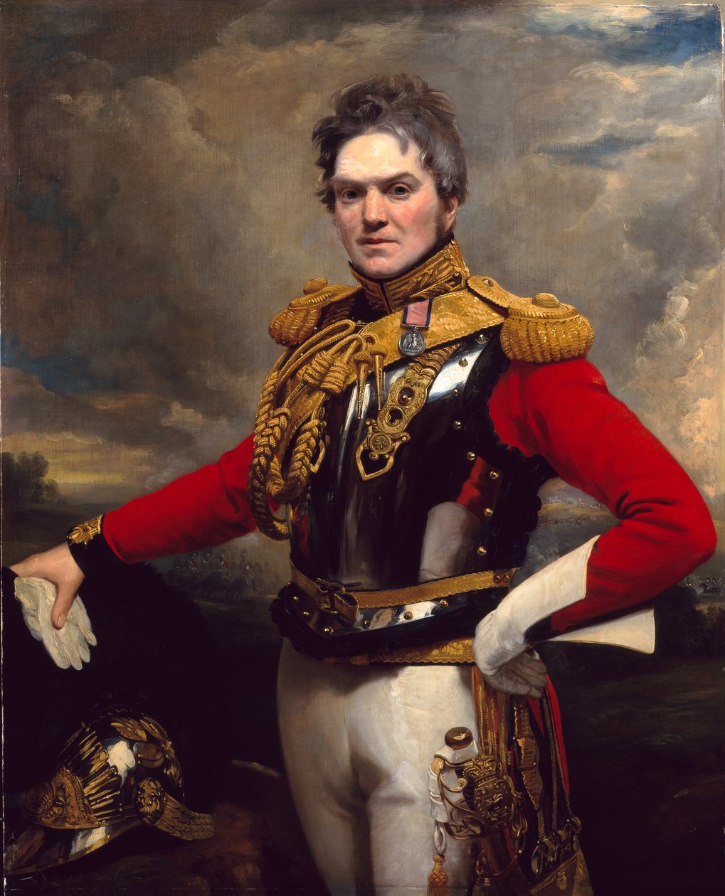 Kaptajn Alexander McInnes, 2. Livgarde, 1821 ca af Ramsay Richard Reinagle
