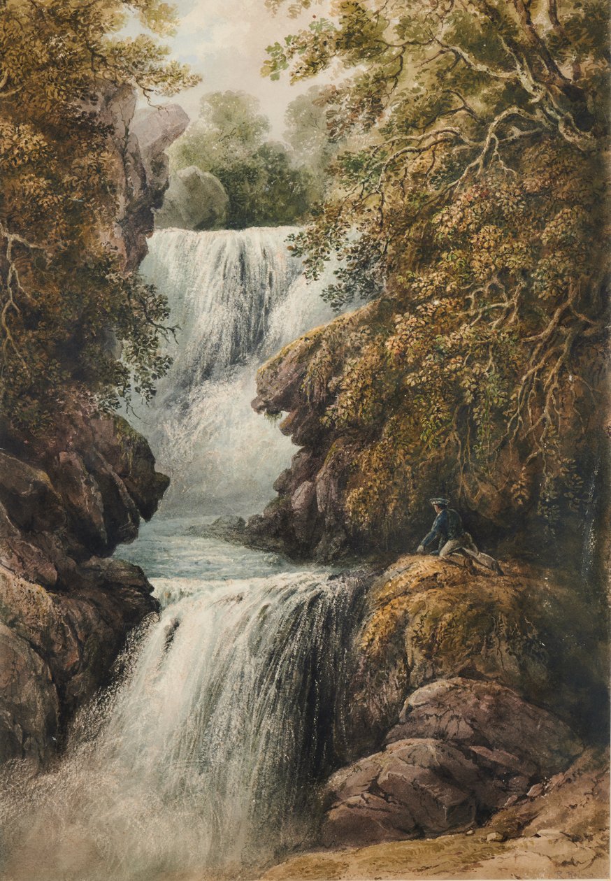 Vandfald af Ramsay Richard Reinagle