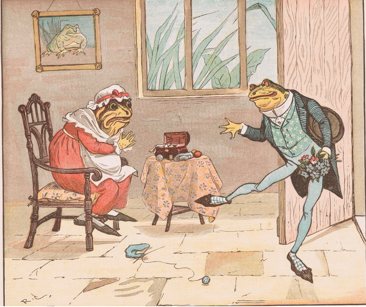 En frø han ville bejle til af Randolph Caldecott