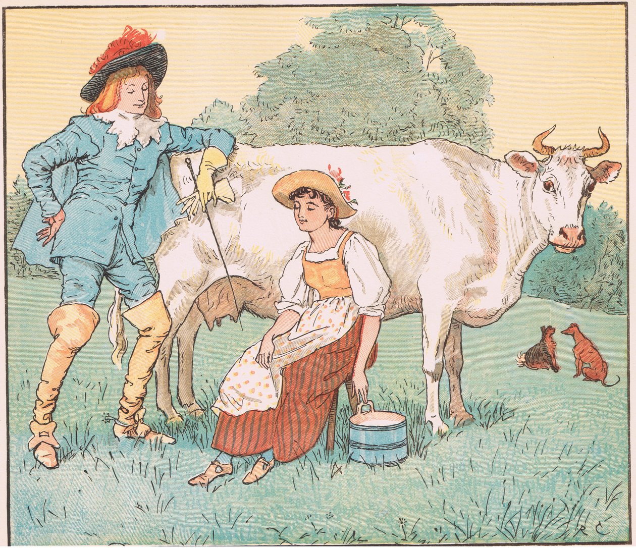 Skal jeg gifte mig med dig, min smukke pige af Randolph Caldecott