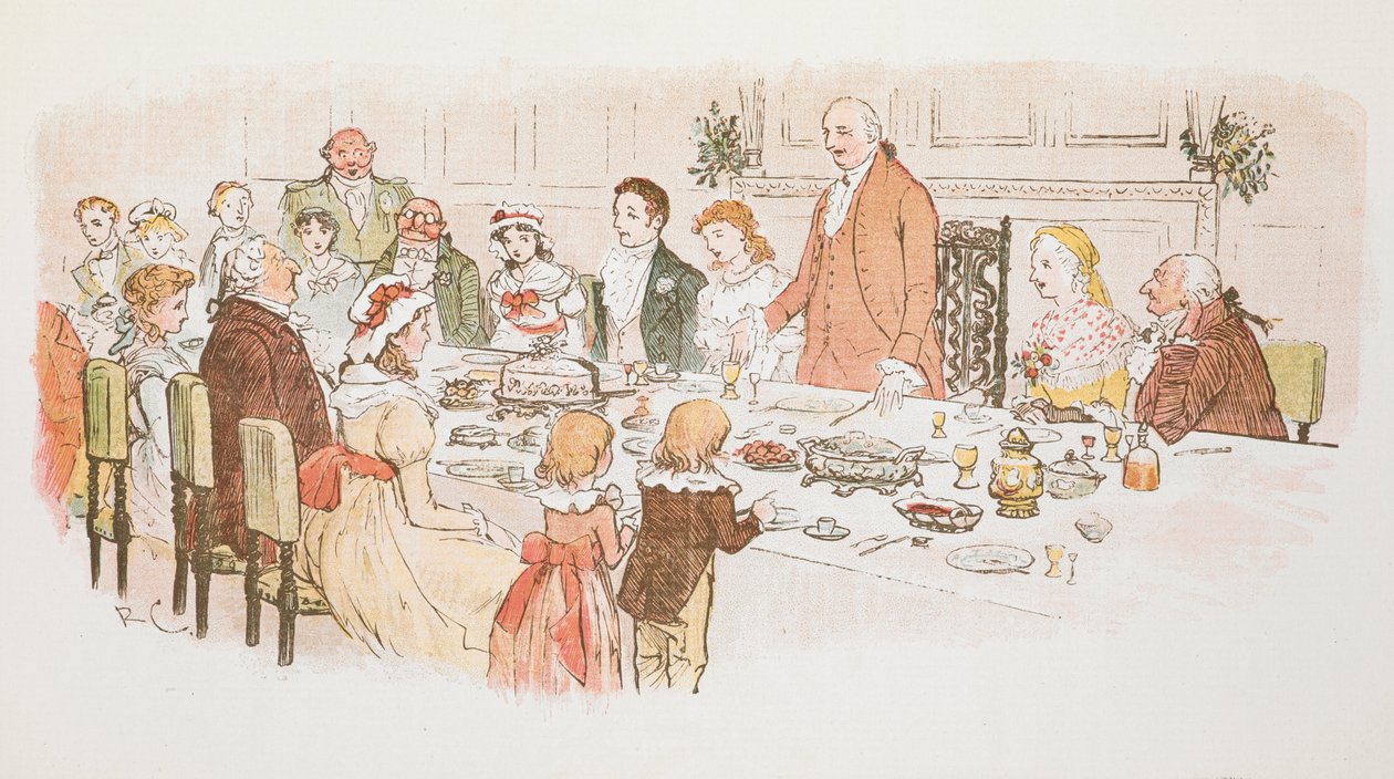 Et julemåltid. af Randolph Caldecott