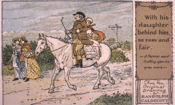En bonde travede på sin grå hoppe af Randolph Caldecott
