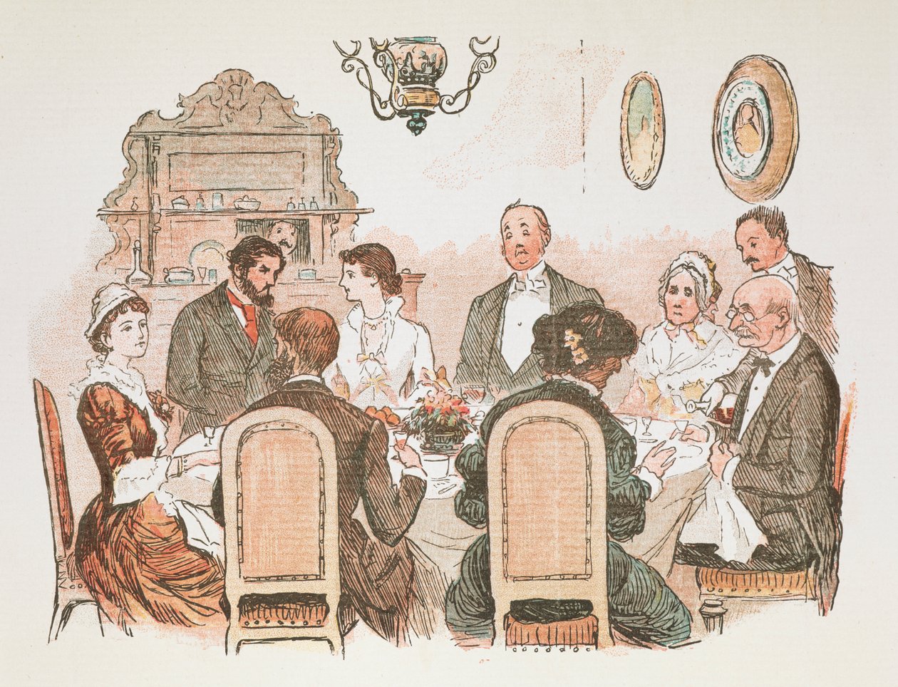 En spisescene. af Randolph Caldecott