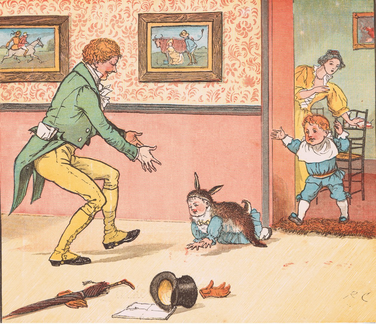 Gået hen for at hente et kaninskind af Randolph Caldecott