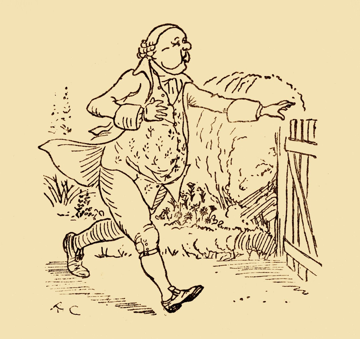 John Gilpins ven, 1878, c1918. af Randolph Caldecott