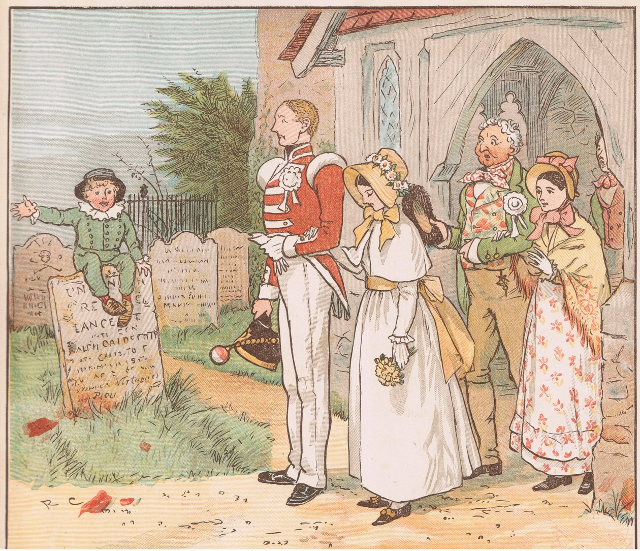 Åh! Foragt aldrig soldaterknægten - selvom hans stilling kun er lav af Randolph Caldecott
