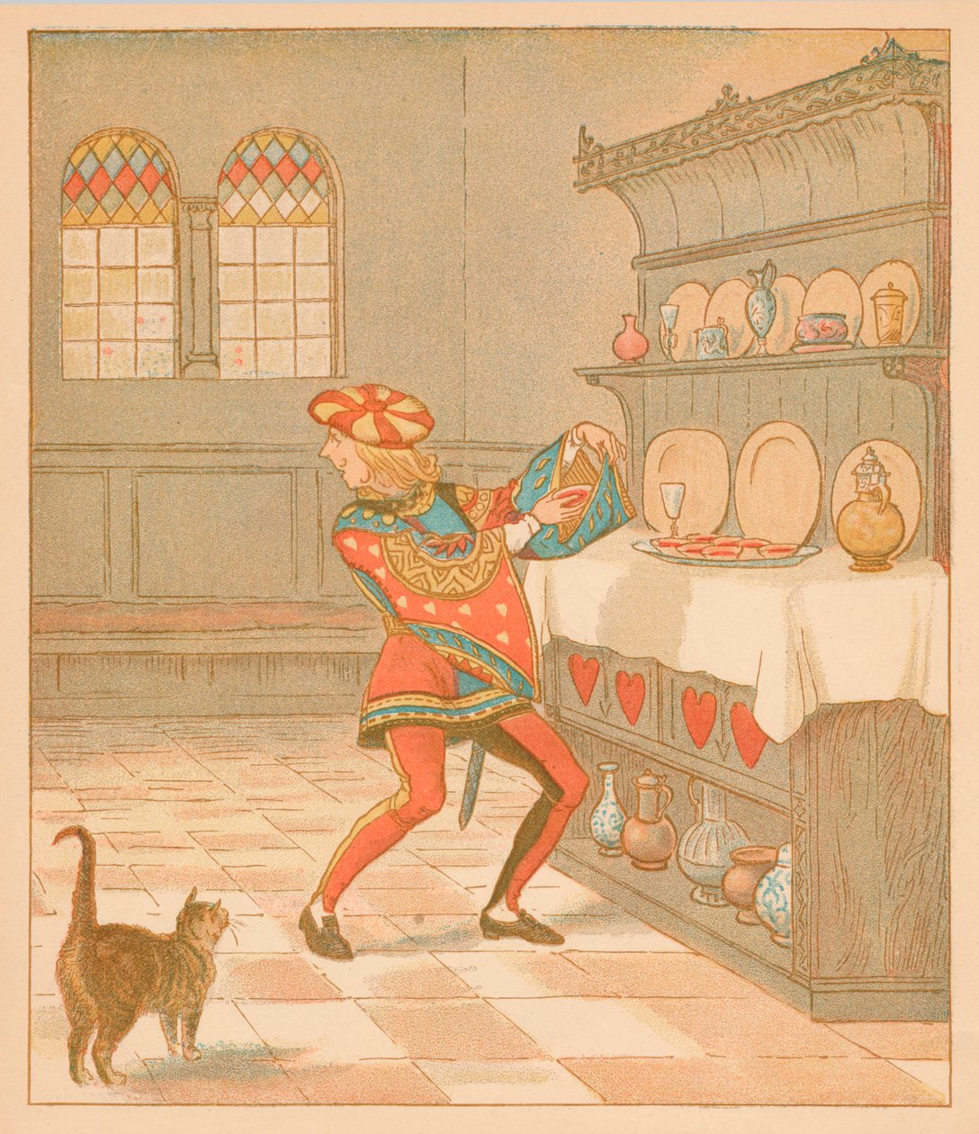 The Knove of Hearts, han stjal de tærter 1880. af Randolph Caldecott