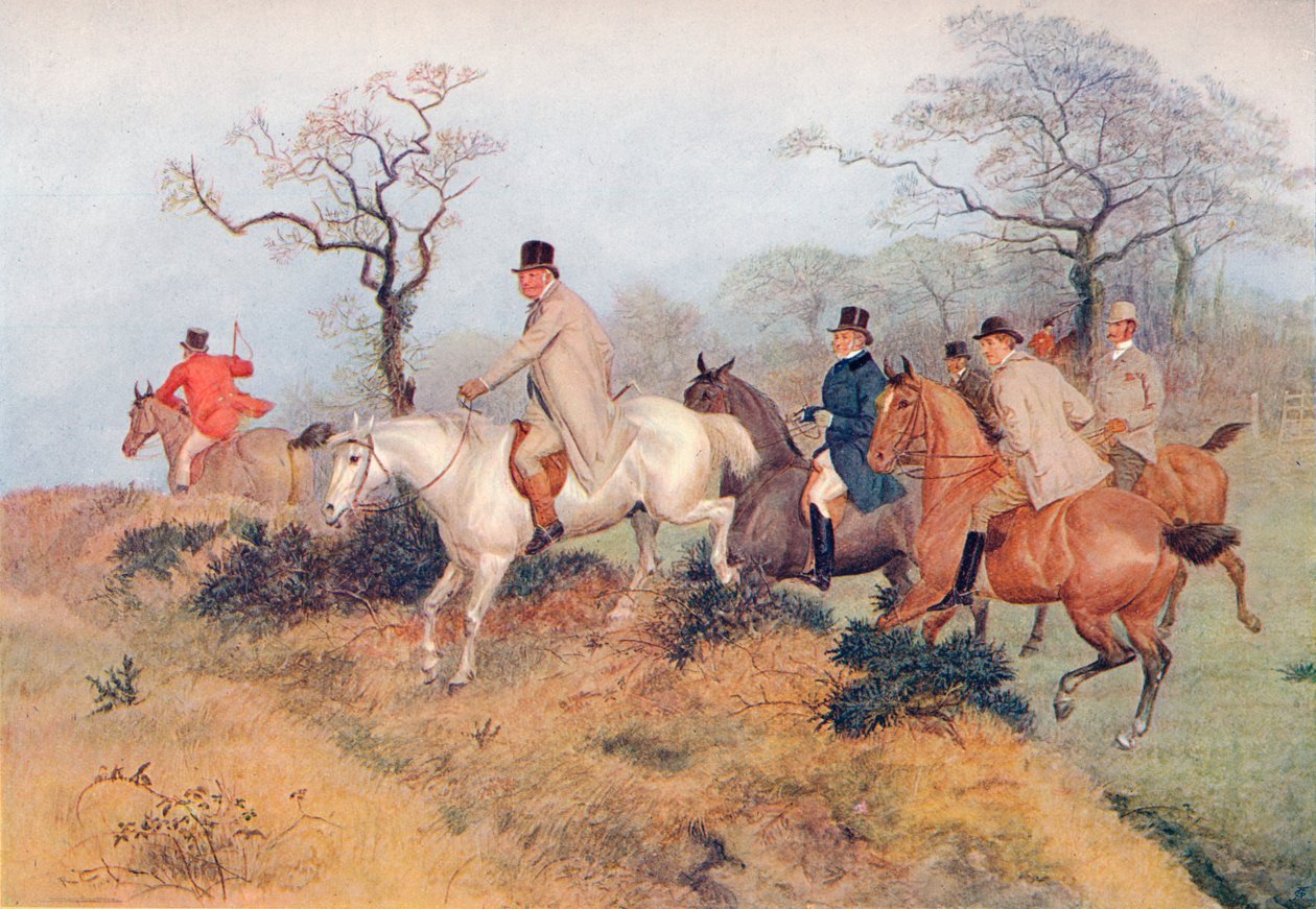 Den sidste flyvning, c1866-1886, 1906. af Randolph Caldecott