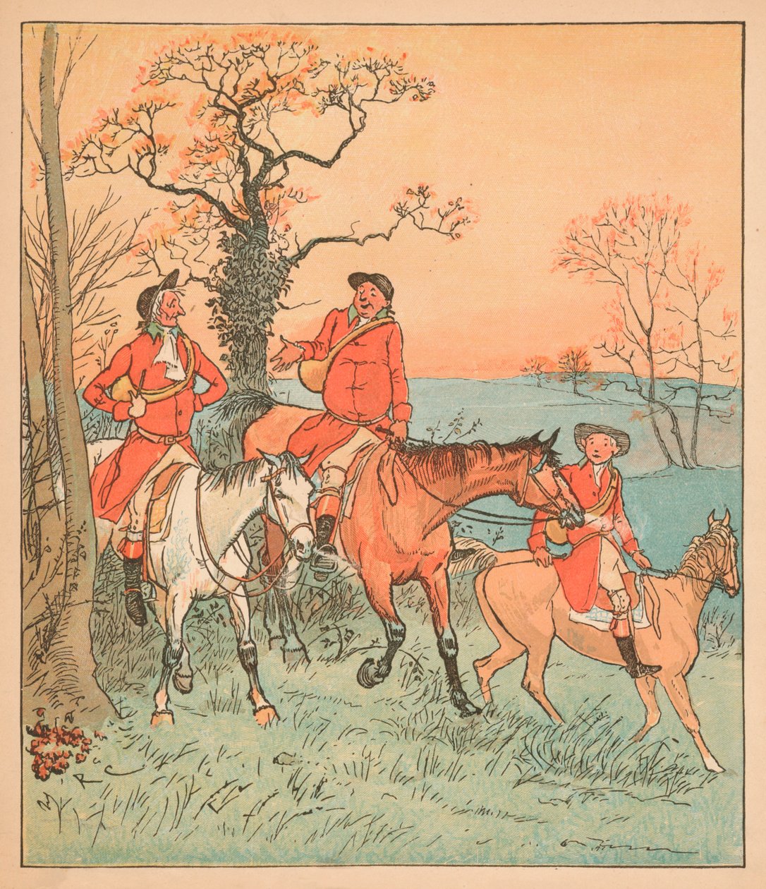 Denne jagt betaler ikke, 1880. af Randolph Caldecott