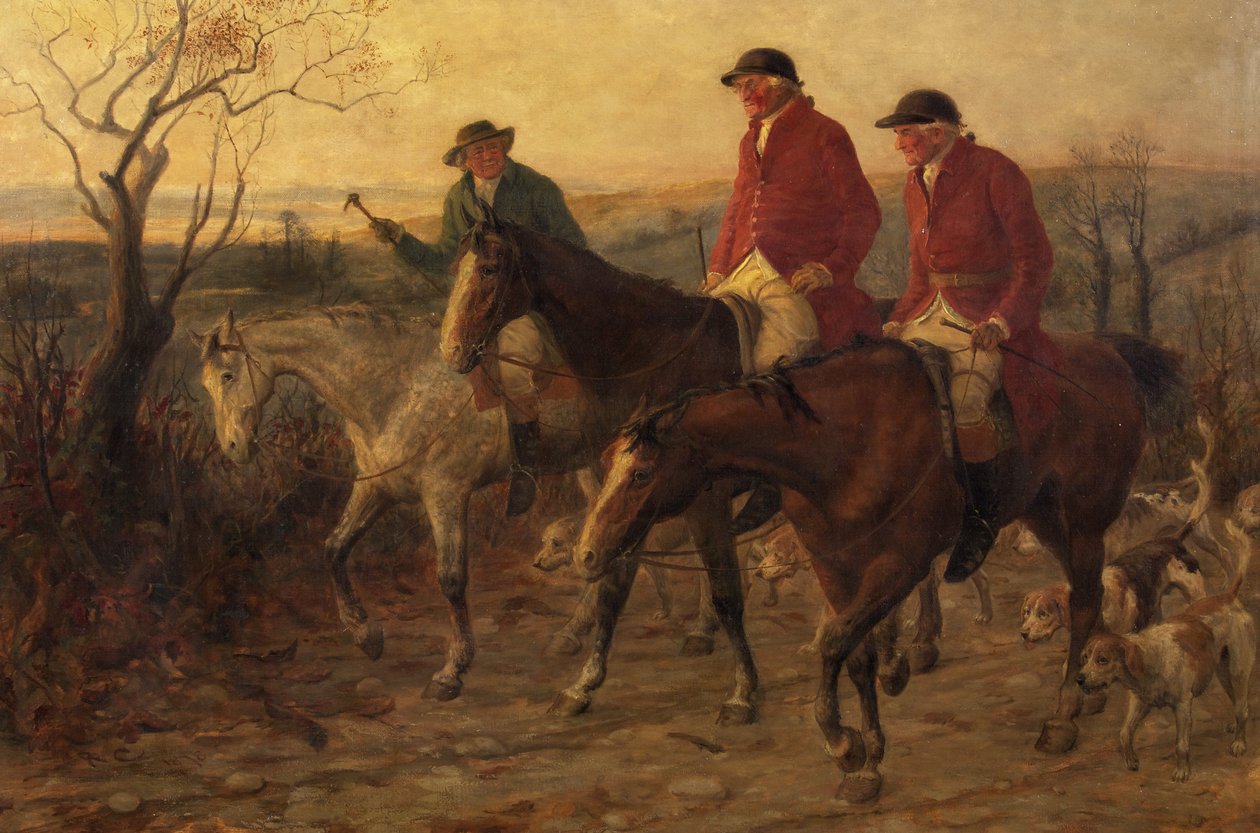 Tre Jolly Huntsmen af Randolph Caldecott
