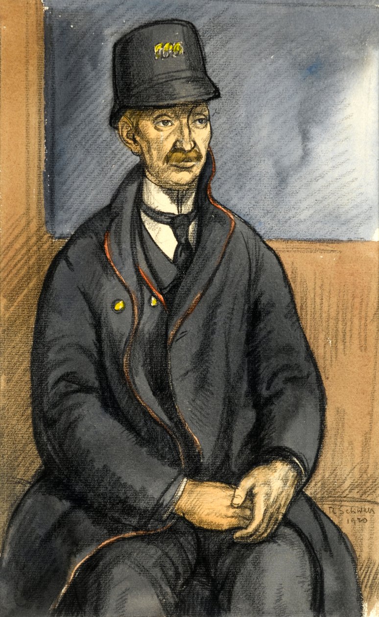 Et postbud af Randolph Schwabe