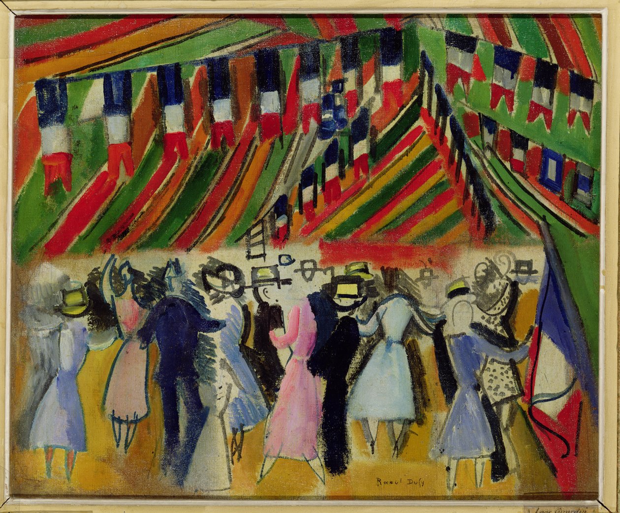 14. juli af Raoul Dufy