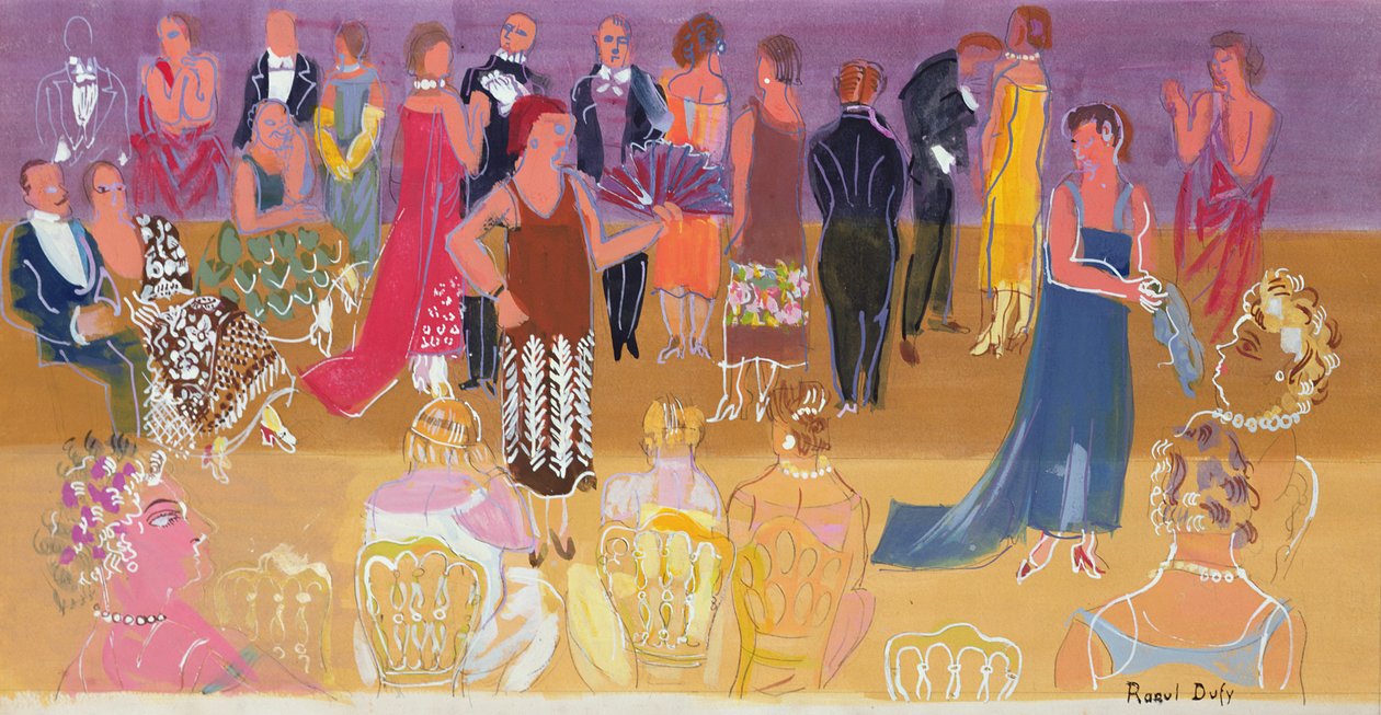 En reception i havneadmiralens hovedkvarter af Raoul Dufy