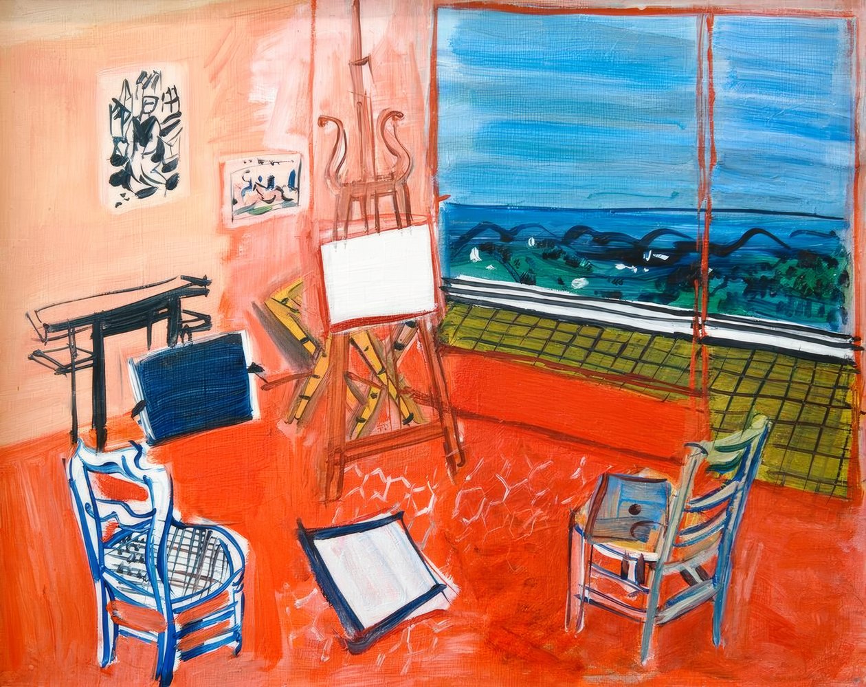Raoul Dufys værksted i Vence af Raoul Dufy