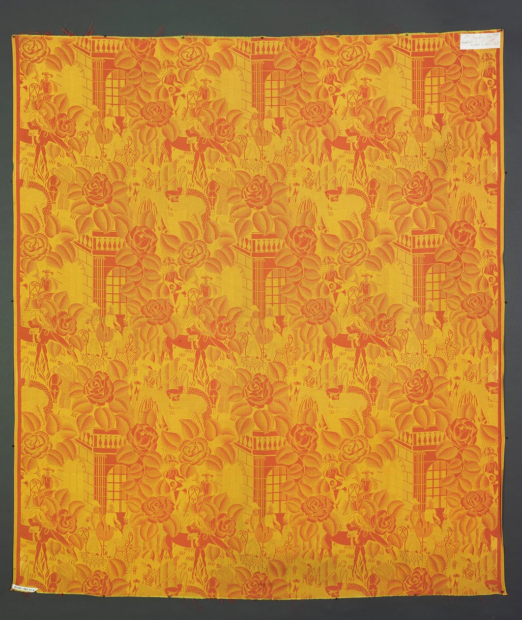 Klæde med design i jugendstil (tekstil) af Raoul Dufy